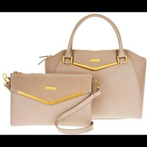 JOY & IMAN Satchel, Clutch & Wallet NWOT